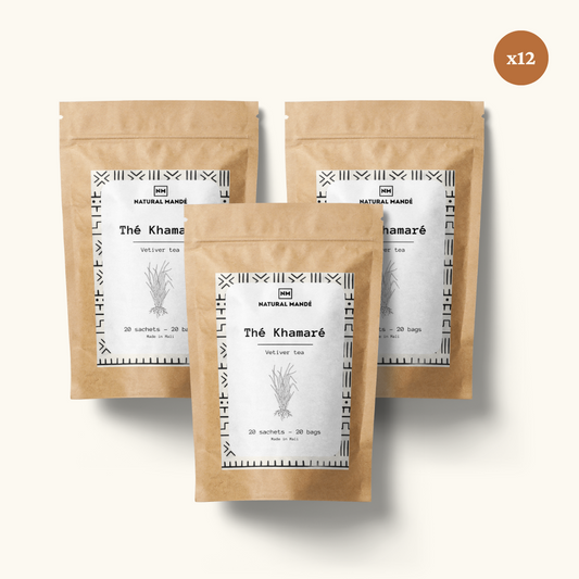 Douzaine I Natural Mandé I Infusion Khamaré Vétiver I 100% Naturel